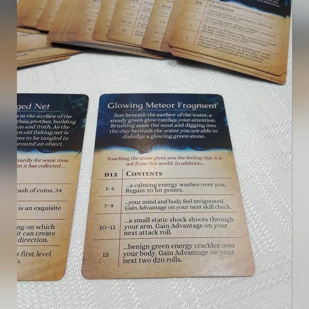 💜Kids DD Cards Objects of Intrigue Encounter Deck Waterways Adventure Card Game